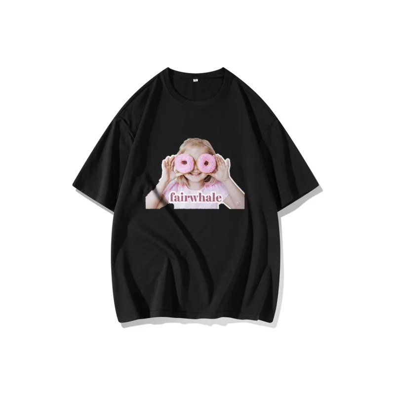 FAIRWHALE Drop Shoulder Sleeve T Shirt Women's-3
