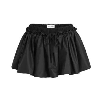 URBAN REVIVO Casual Short Skirts Women's Black