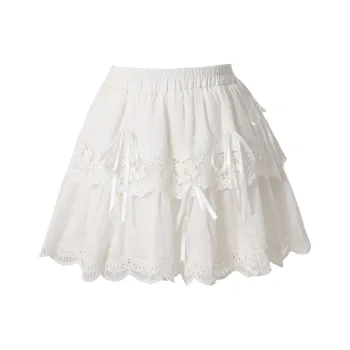 ZRZV Casual Short Skirts Women's White
