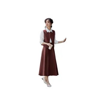 Mo Han Yi Mei Skirt Set Women's Red