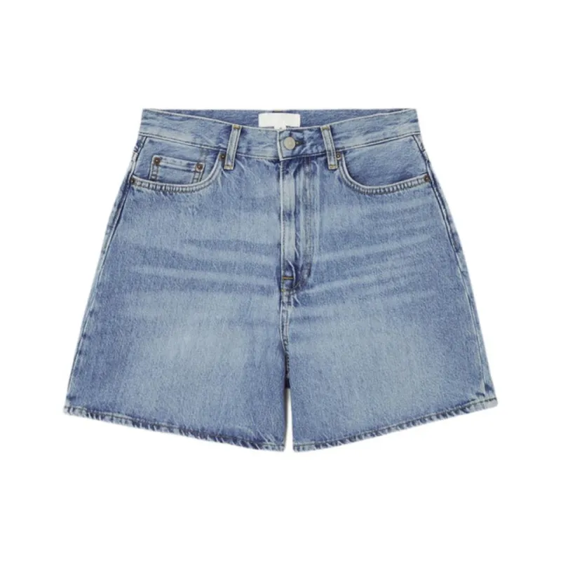COS Denim Shorts Women's Light Blue-0