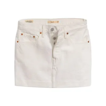 Levi’s Denim Short Skirts Women's White