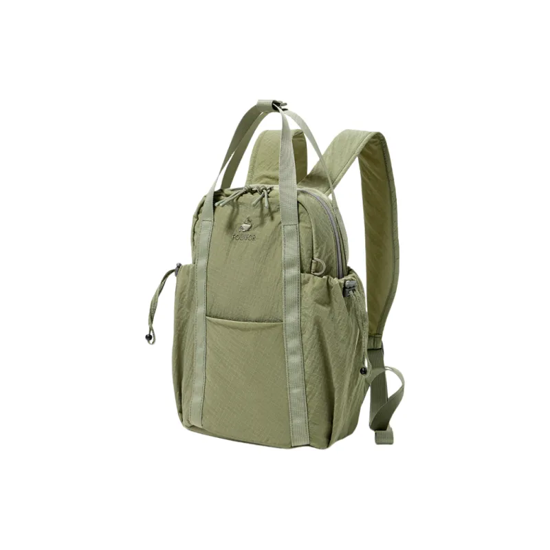 FOUVOR Nylon Fabric Backpack Regular Women's Multicolor-12