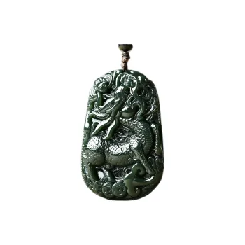 Liu Jinfu Pendants Green Jade Men's