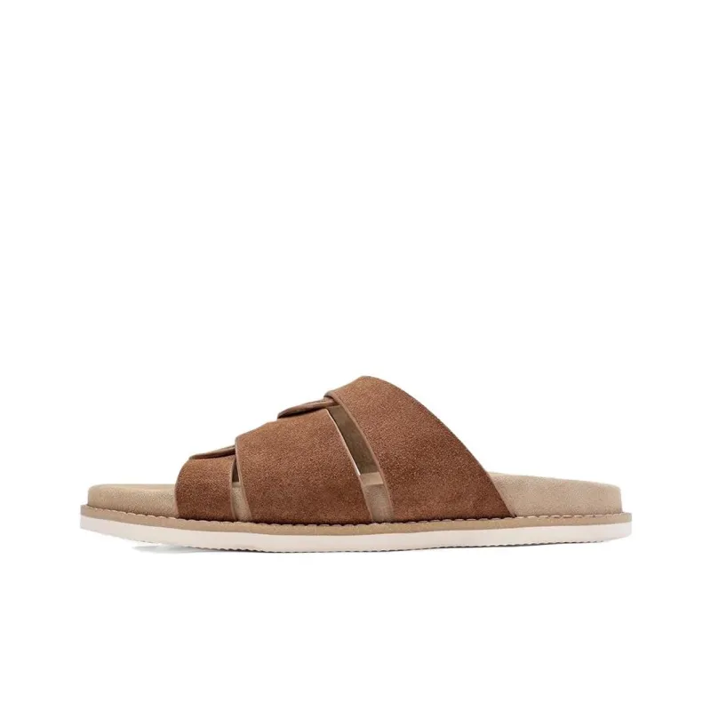 Voguhomme Rubber Sole Slip Resistant Slide Slippers Men's-0