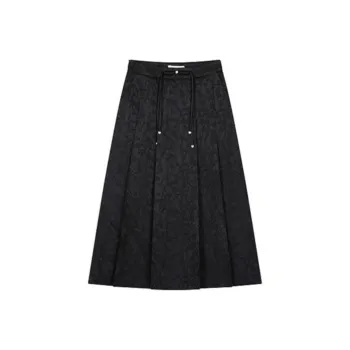 Mo Han Yi Mei Casual Long Skirt Women's Black