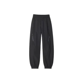 DARK HORSE Casual Pants Unisex Ink Black Elastic Cuff