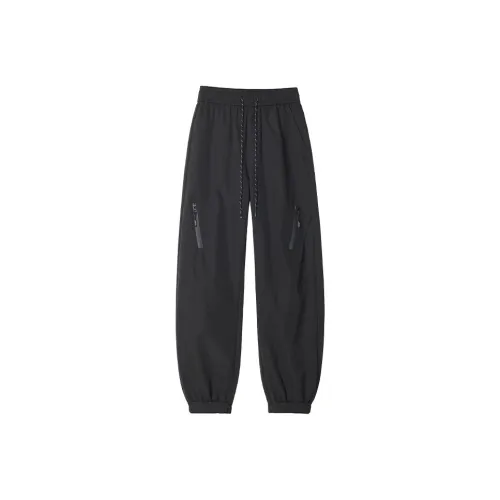 DARK HORSE Casual Pants Unisex Ink Black Elastic Cuff