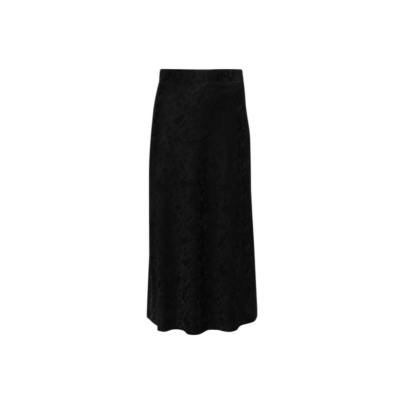 Elisabetta Franchi Lettering Jacquard Midi Skirt-0