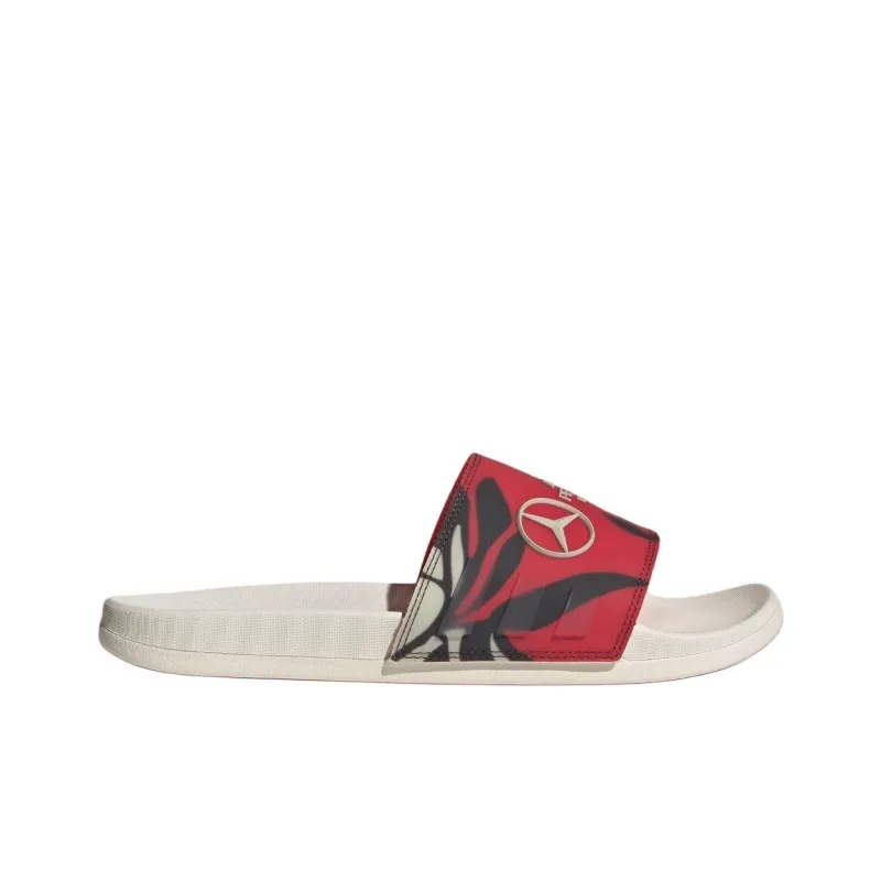 Adidas Adilette Comfort Slides Mercedes AMG Petronas Formula One Team Turbo Aurora Ruby-1