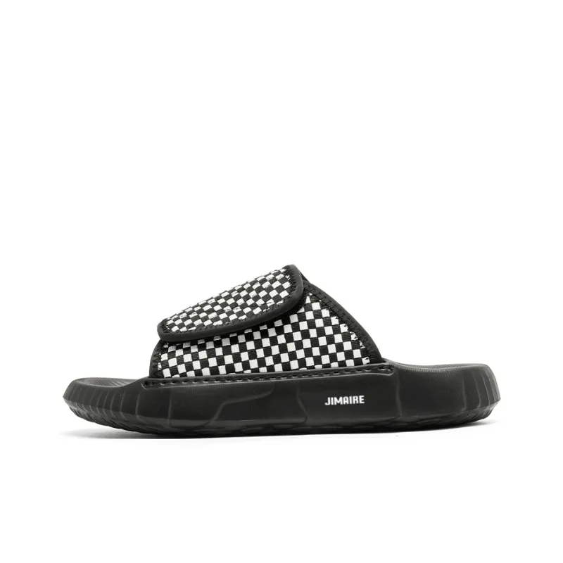 King Jinmai Slide Slippers Men's Black-0