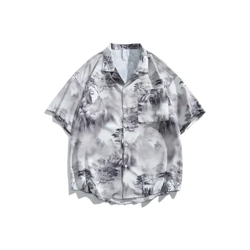 SIL VITIN Shirts Unisex Ink Wash Jungle