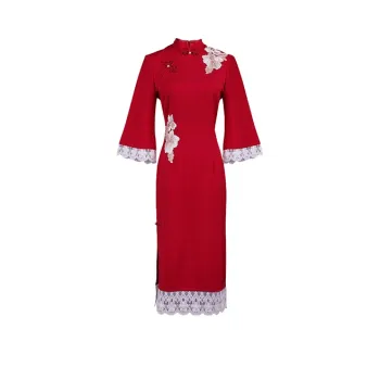 JINYE ORIENTAL Cheongsams Women's Rouge Red