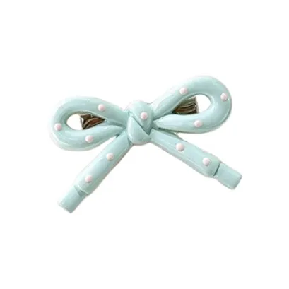 Water Jade Alloy Hair Clips Women's-5