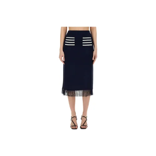 BAUM UND PFERDGARTEN Casual Long Skirts Women's Marine Blue