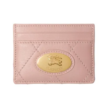 Burberry Calfskin Card Holder Card Holder Women's Pink