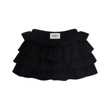 AURORA MUSE Casual Short Skirts Women's Black