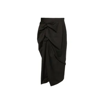 Vivienne Westwood Side Panther Gathered Skirt