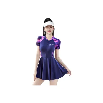 Youyou One-Piece Swimsuits Women's Purple Starry Sky