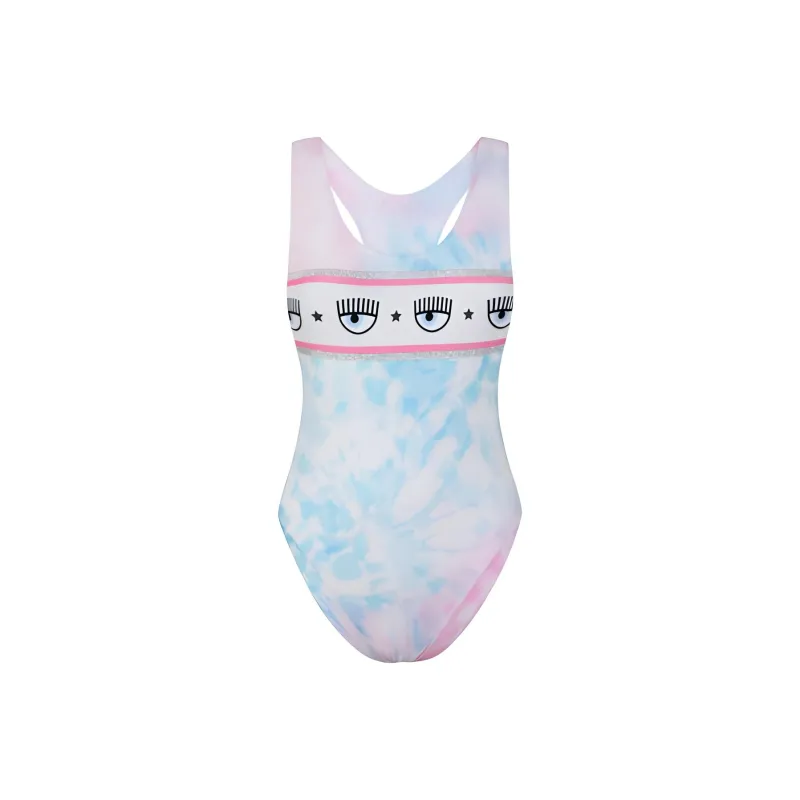 CHIARA FERRAGNI One Piece Swimsuits Women's Pink/Blue-0