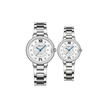 ORCO Automatic Mechanical Movement Stainless Steel Watchband Watch Unisex Silver Dial