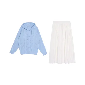 PZHK Two Piece Skirt Sets Women's