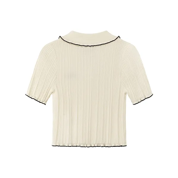 CHUU Knitwear Women's White Apricot-1