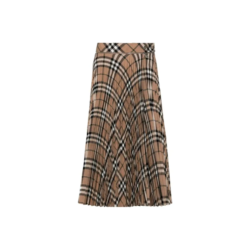 Burberry SS24 Casual Long Skirts Women's Umber-0