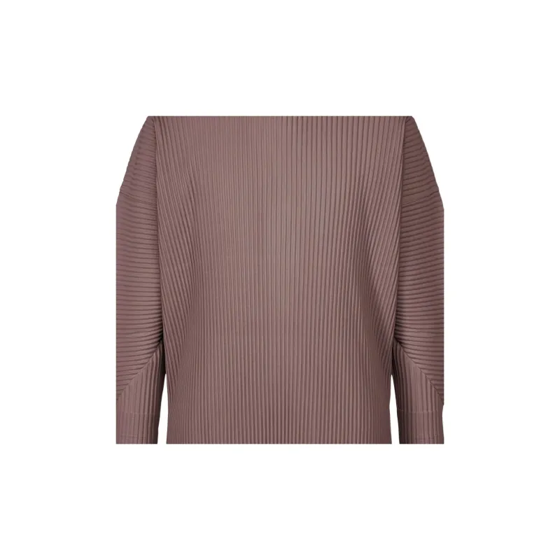 Homme Plissé Issey Miyake T Shirt Men's Rose Brown-3