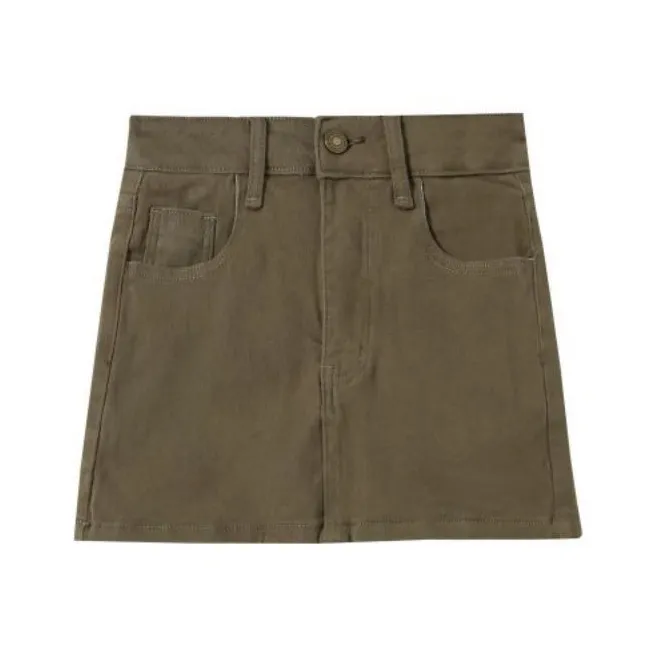 XUANSHU Denim Short Skirts Women's-2