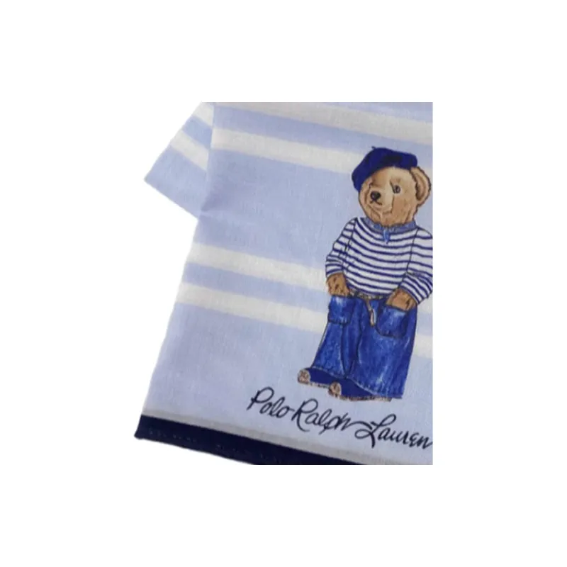 Polo Ralph Lauren Silk Scarves Unisex Light Blue-1