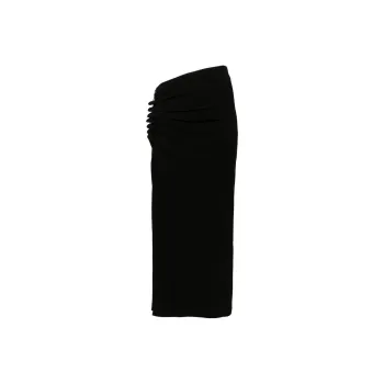 Paco Rabanne Ruch Detailed Midi Skirt