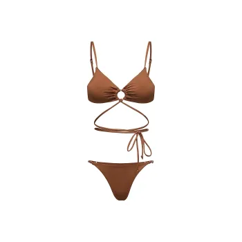 YUKARI SWIM Two-Piece Swimsuits Women's Chocolate