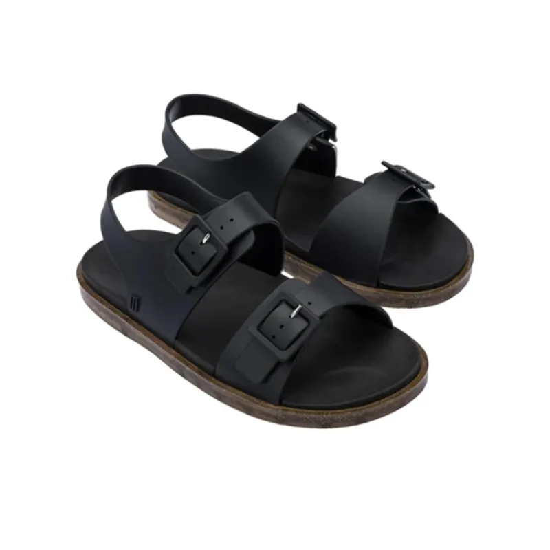 MELISSA Wide One Strap Sandals Women's Black-2
