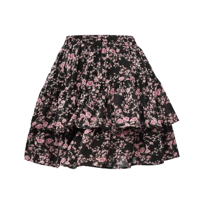 Mu Xiao Xin Casual Short Skirts Women's-0