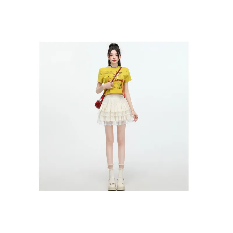 XIANSINIAO Casual Short Skirts Women's-3