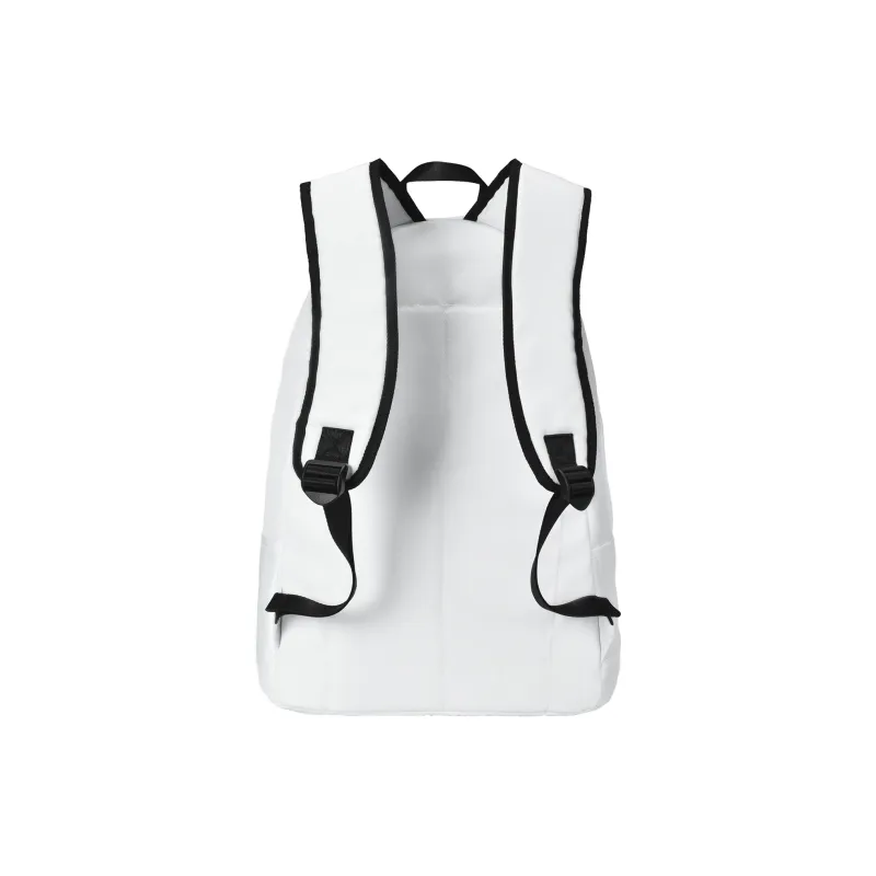 TURN UP Polyester Backpack Unisex Pearl White-2