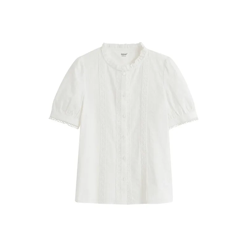 Inman Shirts Women's White-0