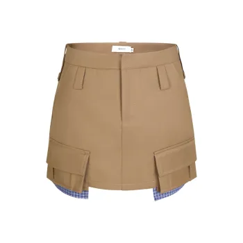 Barb Chill Preppy Series Casual Short Skirts Women's