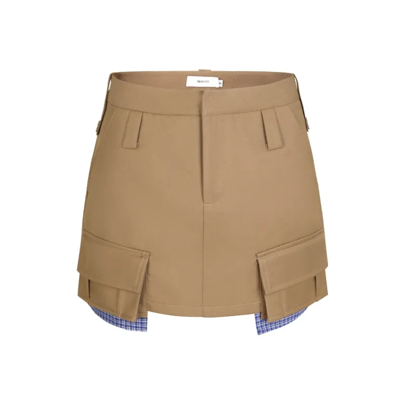 Barb Chill Preppy Series Casual Short Skirts Women's-0