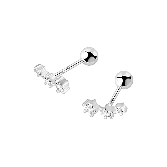 Daisy Dream Full Sterling Silver Stud Earrings Women's-0