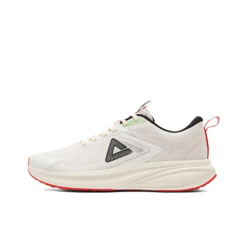 PEAK Slip Resistant And Breathable Low Top Training Sprint City Commute Running Shoes Men's Light Khaki