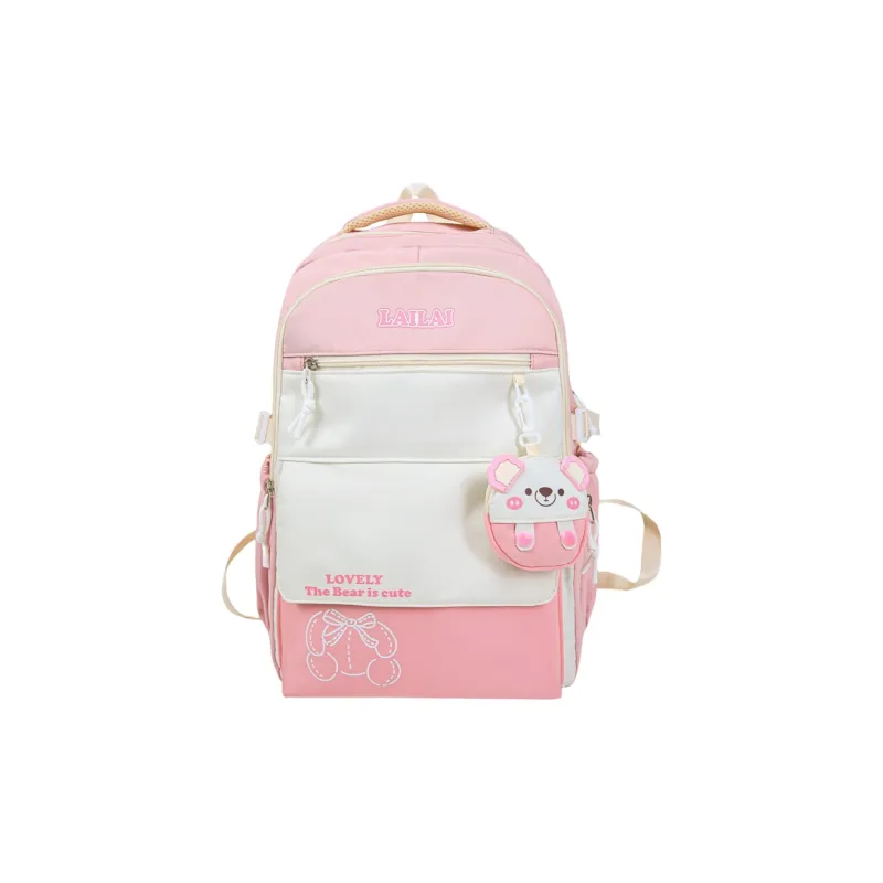 Yalu Nylon Backpack Regular Unisex Multicolor-3