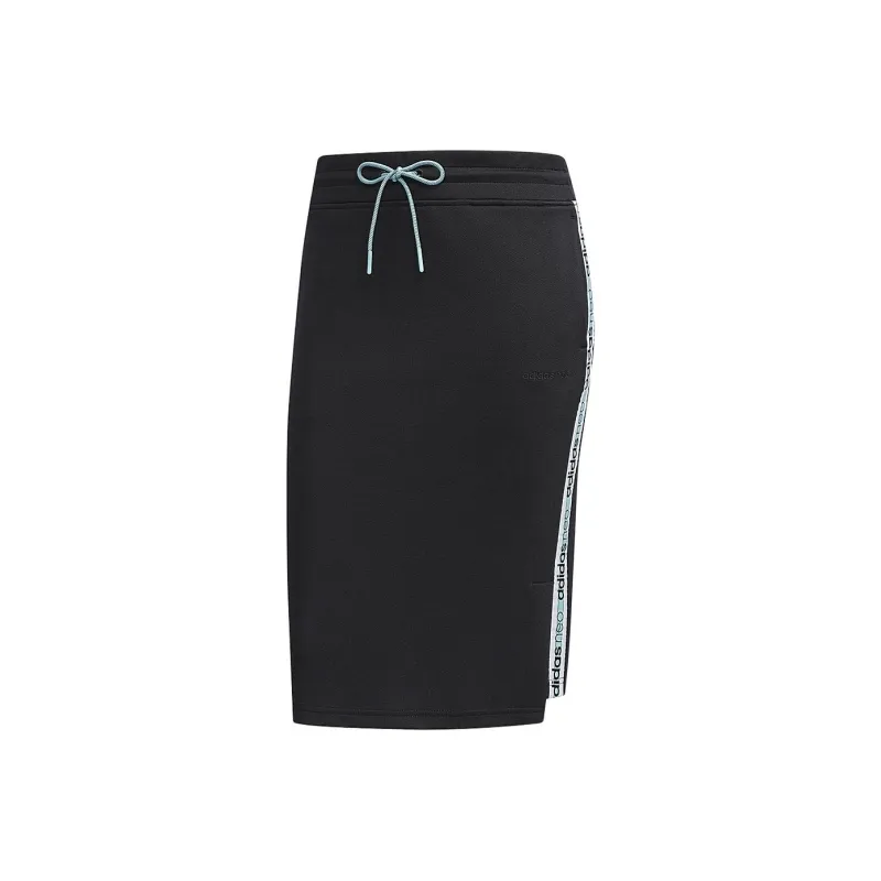 Adidas Neo Casual Short Skirts Women's Black-0