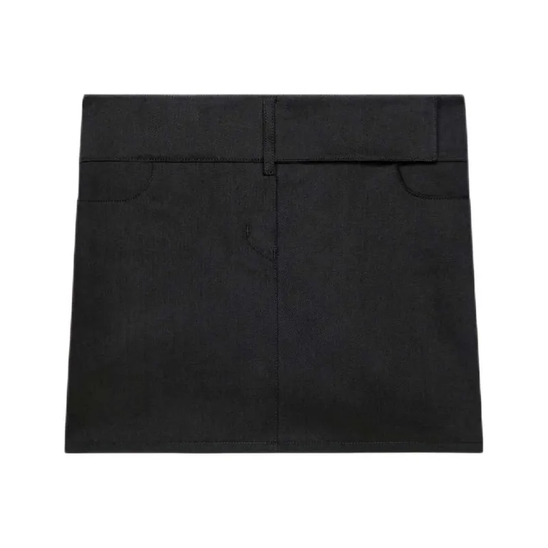 COURREGES Belted Mini Skirt-0