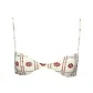 White Base with Red Print
