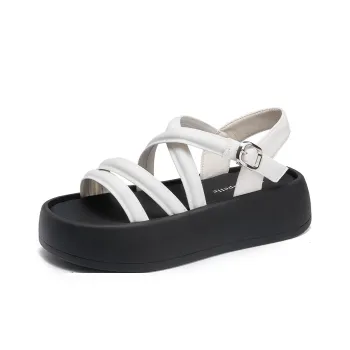 La Chapelle Beach Sandals Women's Beige