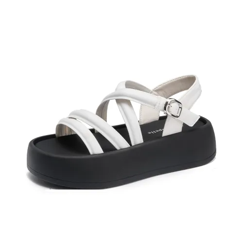 La Chapelle Beach Sandals Women's Beige