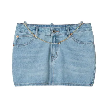 FORNI Denim Short Skirts Women's
