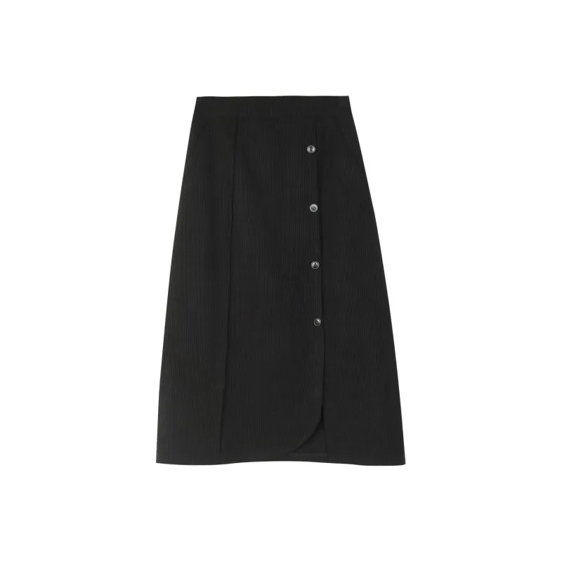 Omont Casual Long Skirt Women's Black-0